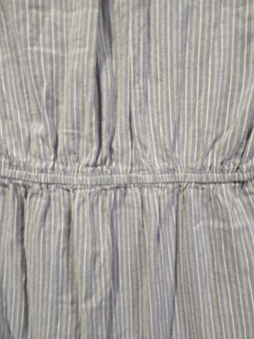 Japna Light Blue Striped Button-Front Button Up Shirt Dress Pockets Size Xs - Picture 10 of 10